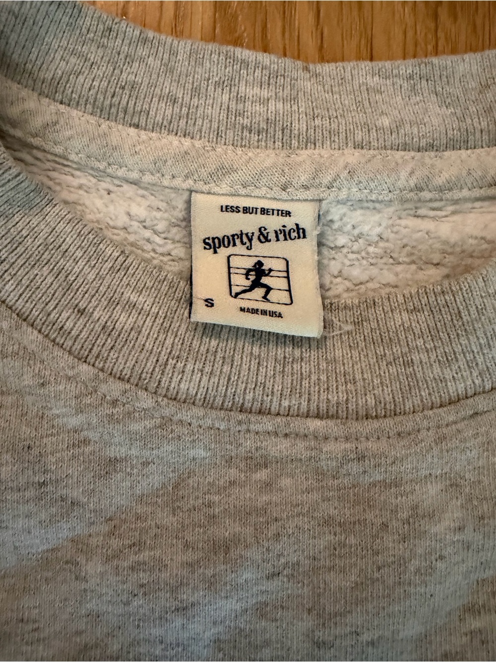 Sporty and Rich 'Running Club' Crewneck - Picture 3 of 4